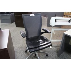 HAWORTH X99 LEATHER MESH-BACK FULLY ADJUSTABLE TASK CHAIR