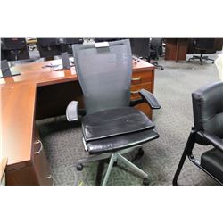 HAWORTH X99 LEATHER MESH-BACK FULLY ADJUSTABLE TASK CHAIR