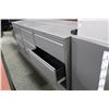 Image 2 : HAWORTH PREMISE CHARCOAL GREY 3 DRAWER LATERAL FILE CABINET