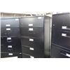 Image 2 : BLACK 5 DRAWER LATERAL FILE CABINET