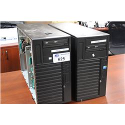 2 XEON 8 HARD DRIVE BAY SERVERS