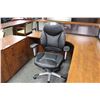 Image 2 : BLACK LEATHER MULTI LEVER HIGH BACK TASK CHAIR