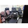 Image 1 : LOT OF 12 MISC. OFFICE CHAIRS