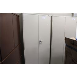 BEIGE 6' STORAGE CABINET