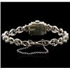 Image 3 : Hamilton 14KT White Gold Diamond Vintage Ladies Watch