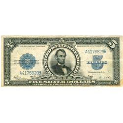 1923 $5 Porthole Silver Certificate