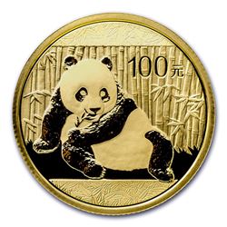 2015 1/4 oz China Panda Gold Coin 100 Yuan BU Sealed