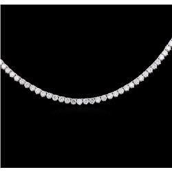 18KT White Gold 3.39ctw Diamond Necklace