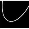 Image 3 : 18KT White Gold 3.39ctw Diamond Necklace