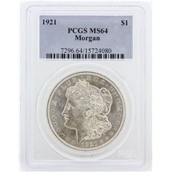 1921 PCGS MS64 Morgan Silver Dollar