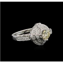 1.37ctw Diamond Ring - 14KT White Gold