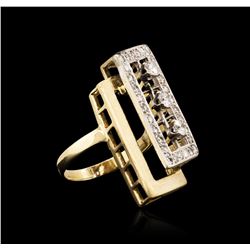 14KT Yellow Gold 1.04ctw Diamond Ring