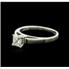 Image 1 : 14KT White Gold 0.70ct Diamond Ring