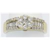 Image 5 : 0.75ctw Diamond Ring - 14K yellow Gold