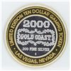 Image 1 : Limited Edition $10 Las Vegas .999 Silver Gaming Token