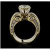 Image 1 : 18KT Yellow Gold 8.81ctw Diamond Ring
