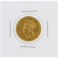 1856 $3 XF+ Gold Coin