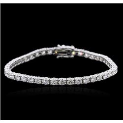 14KT White Gold 6.25ctw Diamond Tennis Bracelet