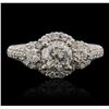 Image 1 : 14KT White Gold 1.95ctw Diamond Ring