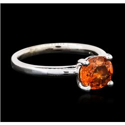 14KT White Gold 2.12ct Spessartite Ring