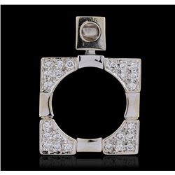 18KT White Gold 0.50ctw Diamond Pendant