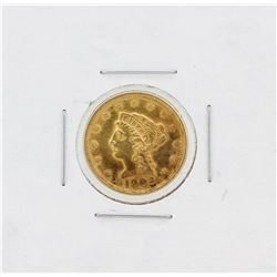 1902 $2.50 Liberty Head Quarter Eagle Gold Coin