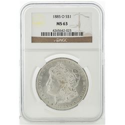 1885-O NGC MS63 Morgan Silver Dollar