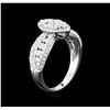 Image 3 : 0.86ctw Diamond Ring - 18KT White Gold