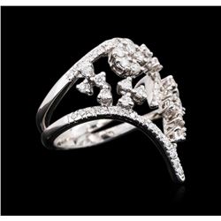 18KT White Gold 1.08ctw Diamond Ring