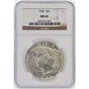 Image 1 : 1922 NGC MS63 Peace Silver Dollar