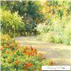 Image 2 : A Garden in Normandy by Leonard Wren AP on Canvas