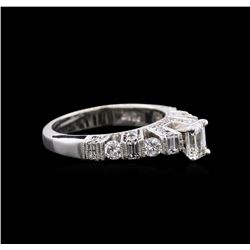 1.54ctw Diamond Ring - 18KT White Gold