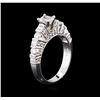 Image 3 : 1.54ctw Diamond Ring - 18KT White Gold