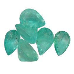 2.86ctw Pear Mixed Emerald Parcel