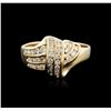 Image 2 : 14KT Yellow Gold 0.35ctw Diamond Ring