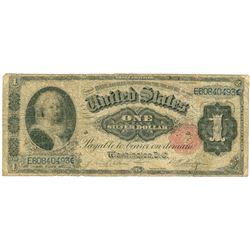 1891 $1 Martha Washington Silver Certificate