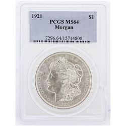 1921 PCGS MS64 Morgan Silver Dollar