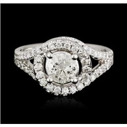 14KT White Gold 1.60ctw Diamond Ring