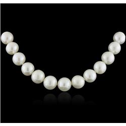 14KT Yellow Gold Pearl Necklace