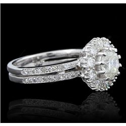 14KT White Gold 2.76ctw Diamond Ring