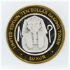 Image 2 : Limited Edition $10 Las Vegas .999 Silver Gaming Token