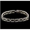 3.57ctw Diamond Bracelet - 14KT White Gold