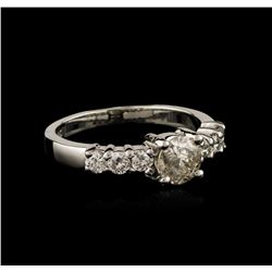 14KT White Gold 0.86ctw Diamond Ring