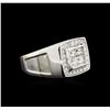 Image 1 : 0.78ctw Diamond Ring - 14KT White Gold