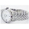 Image 2 : Rolex Stainless Steel Diamond and Sapphire DateJust Men's Watch