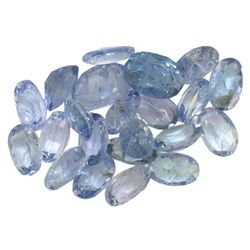 11.57ctw Oval Mixed Tanzanite Parcel