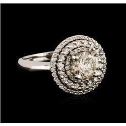 14KT White Gold 1.81ctw Diamond Ring