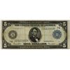 Image 1 : 1914 $5 Federal Reserve Note San Francisco