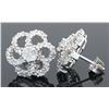 Image 2 : 1.03ctw Diamond Earrings - 10KT White Gold