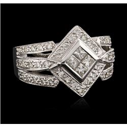 18KT White Gold 1.00ctw Diamond Ring